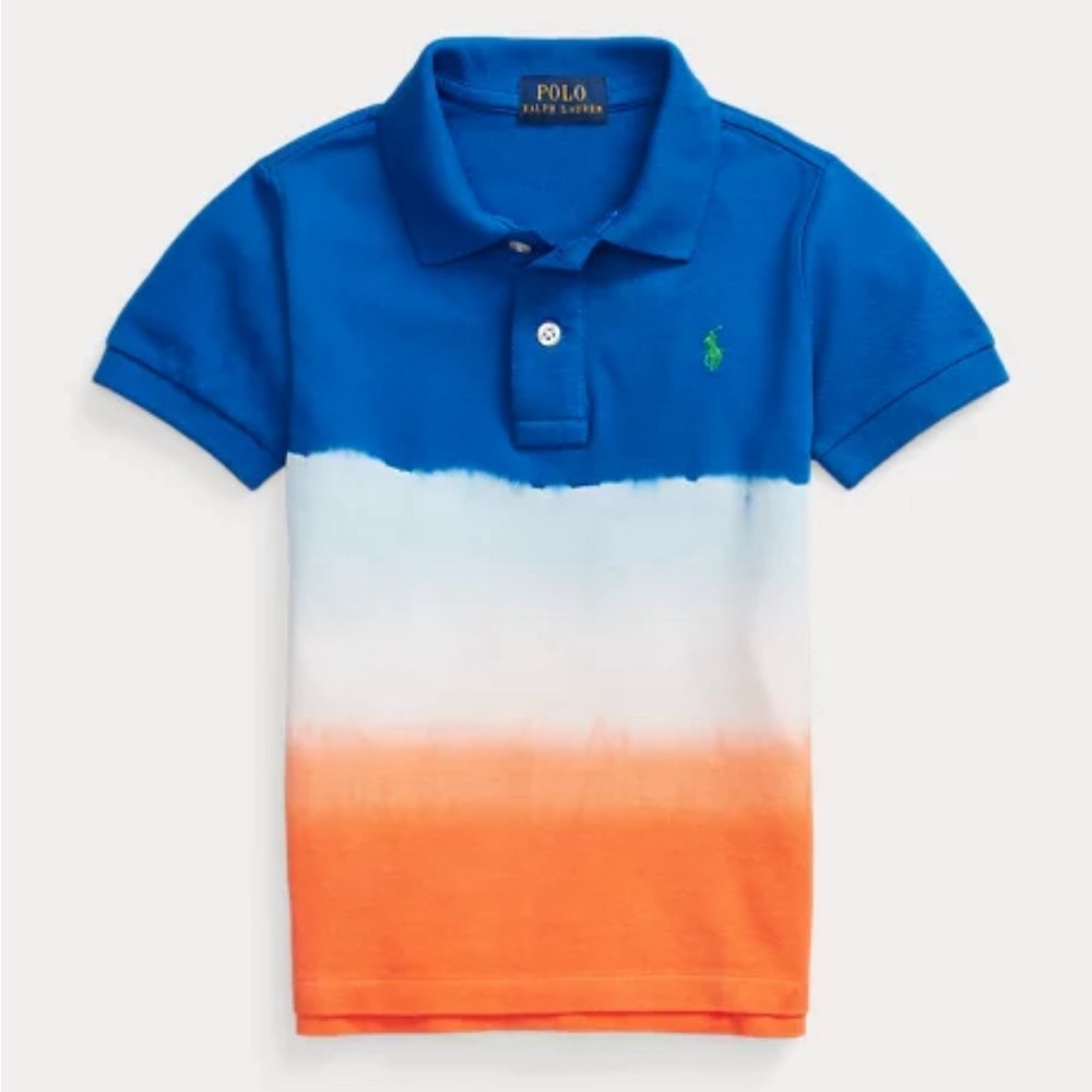 Ralph Lauren Boys Size 7 Ombre Polo